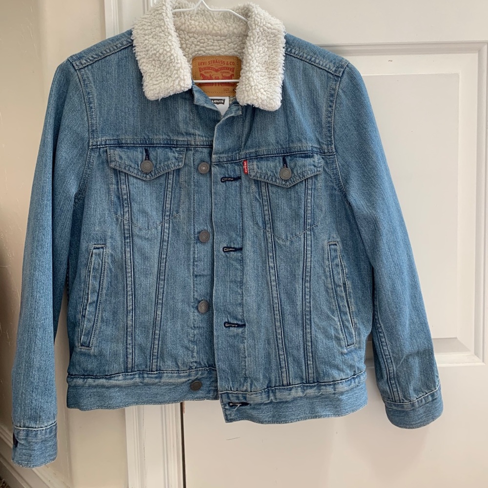 SHERPA LEVIS DENIM JACKET